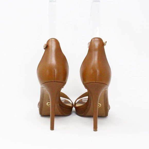 MICHAEL KORS #33743 Tan Leather Heels (US 8 EU 38) - Picture 7 of 8